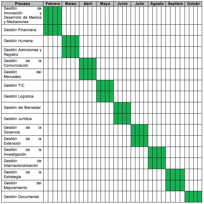 cronograma-elaboracion-documentacion-procesos-institucion